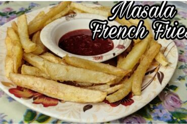 Masala French Fries Recipe by Cooking with Silent Eyes