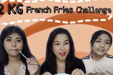 2KG French Fries🍟 CHALLENGE & RECIPE
