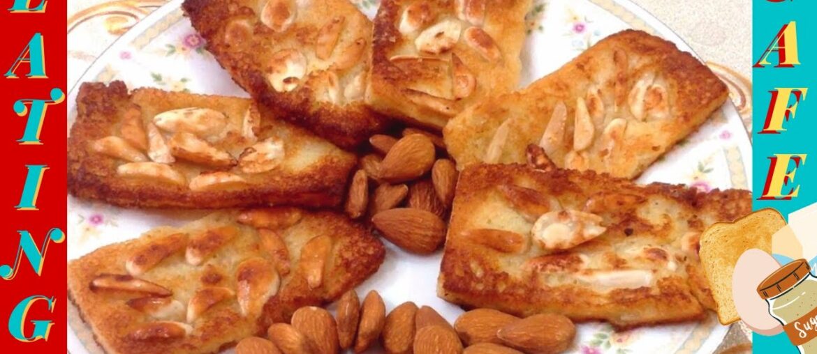 Unique French Toast recipe with mayonnaise by Eating Cafe | with English subtitles