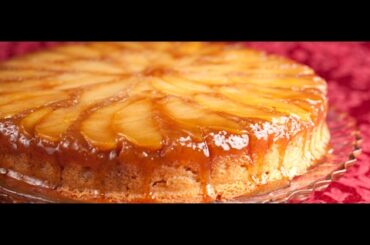 Apple Upside Down Cake Recipe / Caramel Apple Upside-Down Cake / French Upside-Down Apple Cake