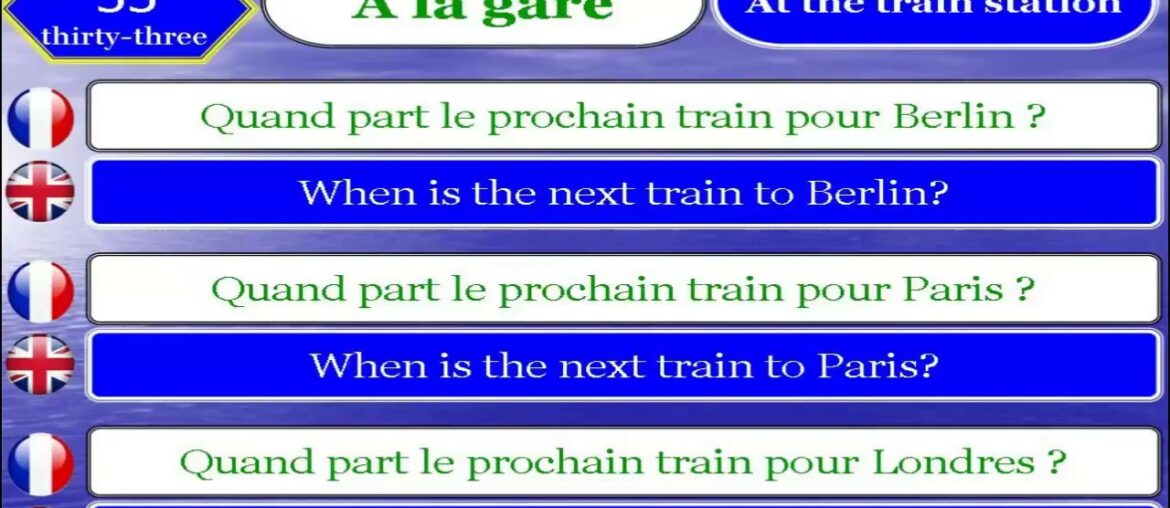 French Conversation Practice (Part 3)