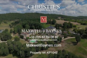 Luxury property for sale in Dordogne, France with river frontage & 33ha Maxwell-Baynes ref: KP1042