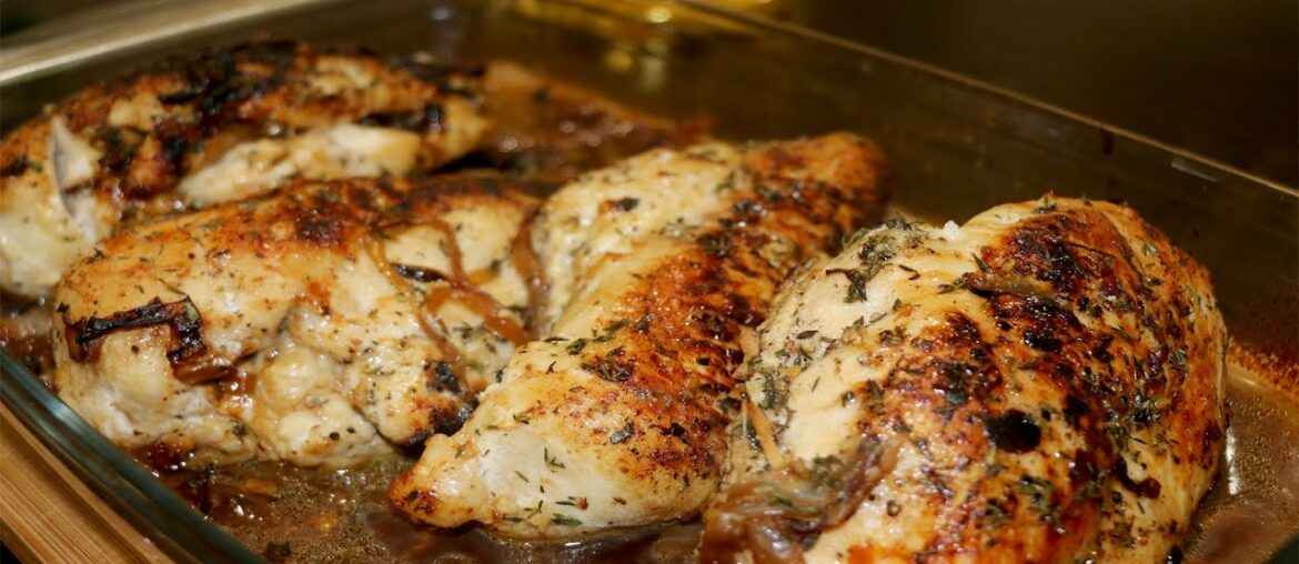 French Onion Stuffed Chicken Recipe