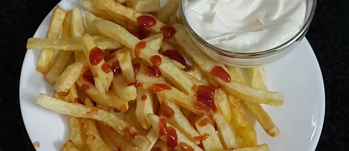 French fries recipe|garlic sauce thoum recipe home made french fries|potato fries|