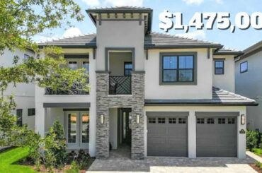 Touring This Incredible Modern Luxury Florida Home | 6 Bed | 6.5 Bath | 4582 Sqft | $1.4 Million!!