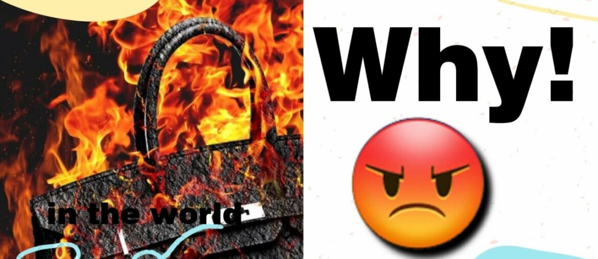 Why do famous brands destroy their unsold goods? Why do famous brands destroy their unsold goods?