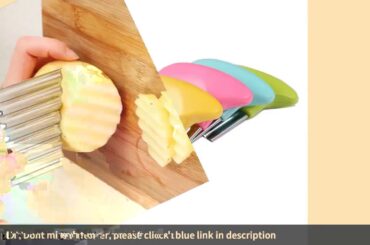 Wave Onion Potato Slices Wrinkled French Fries Salad Corrugated Cuttin