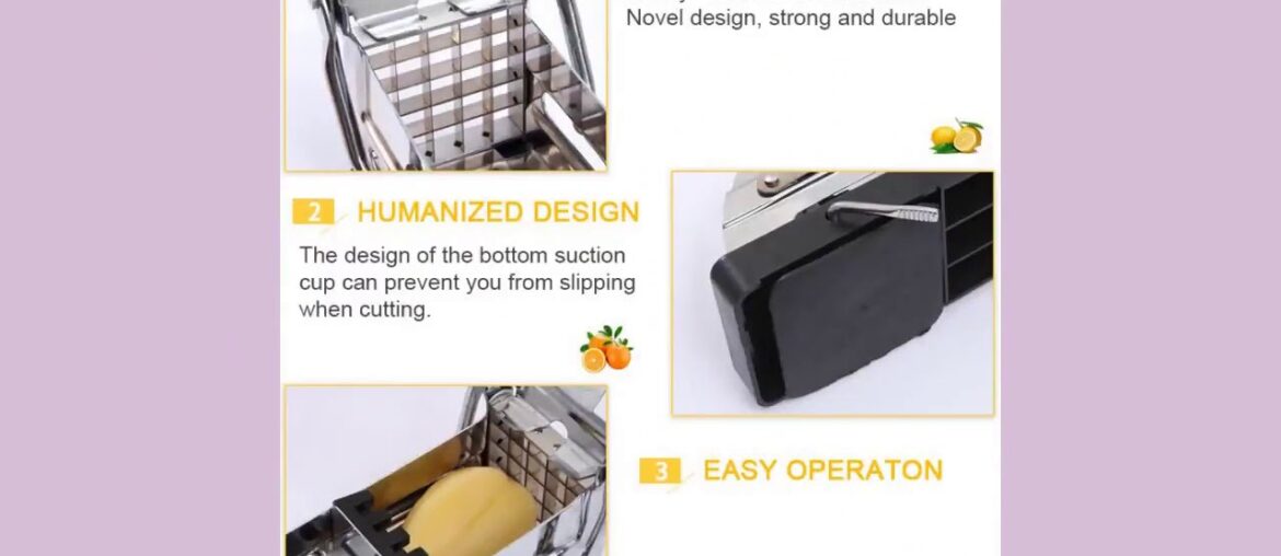 Non-slip Potato Cutting Machine Cutting French Fries Best Value Stainl