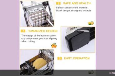 Non-slip Potato Cutting Machine Cutting French Fries Best Value Stainl