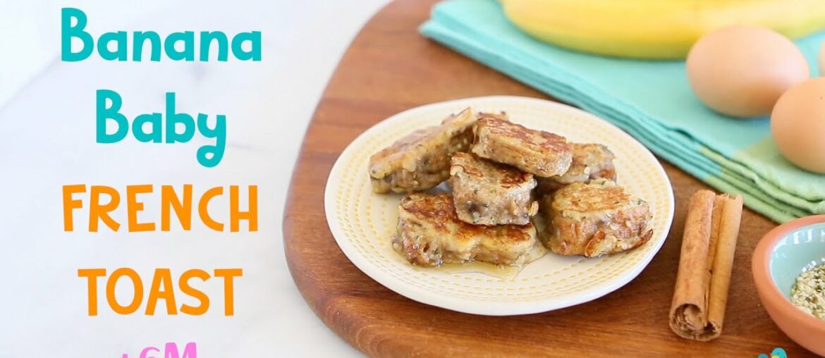 Banana French Toast. Easy and Nutritious Breakfast. +6M Baby Recipe. Banana French Toast. Easy and Nutritious Breakfast. +6M Baby Recipe.
