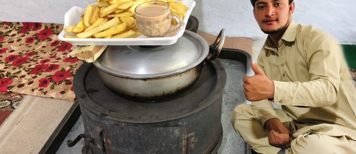 Crispy French Fries Recipe - Homemade French Fries Recipe - Potatoes Chips With Salty Tea 😋