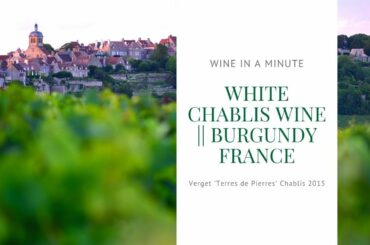 White Chablis Wine || Burgundy France
