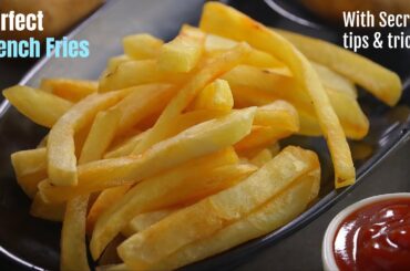 ఫ్రెంచ్ ఫ్రైస్|How to make perfect french fries at home by vismai food|French fries recipe in telugu