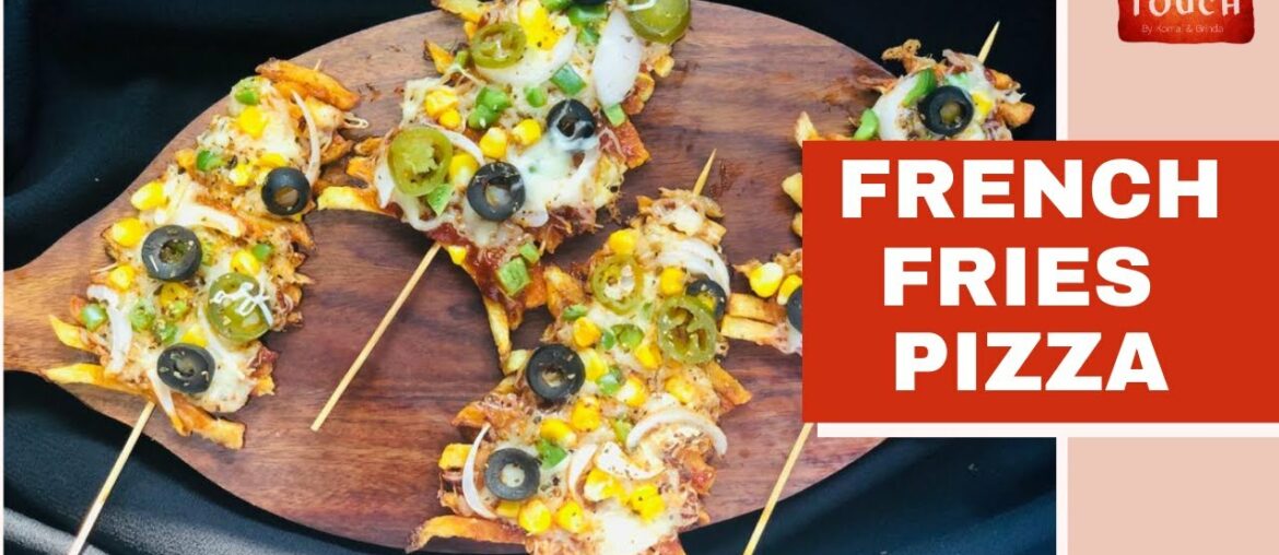 French Fries Pizza Recipe | No Oven Pizza Recipe