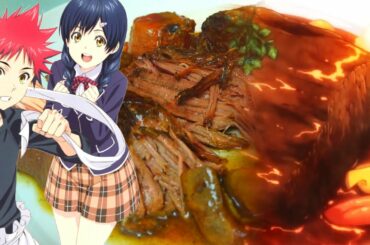 Beef Bourguignon Recipe 食戟のソーマ (Making Food Wars Food in Real Life) Shokugeki no Soma
