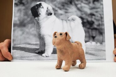 how to make pug dog | wine cork | Ben handmade