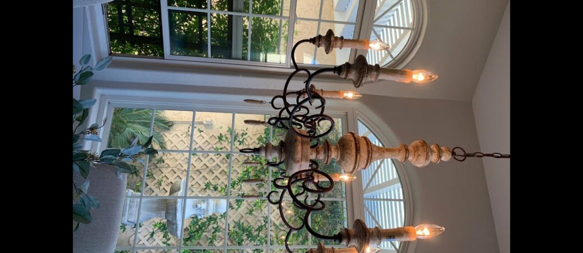 Top-Rated Review: LNC A03371 Farmhouse Wood Chandelier, Handmade French Country Lighting for Li… Top-Rated Review: LNC A03371 Farmhouse Wood Chandelier, Handmade French Country Lighting for Li...