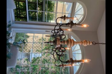 Top-Rated Review: LNC A03371 Farmhouse Wood Chandelier, Handmade French Country Lighting for Li...