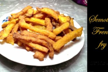 Shujir French Fry Recipe|Crispy Semolina French Fry| RavaRawaSooji french fries|সুজির ফ্রেঞ্চফ্রাই