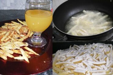 How to make instant French Fries in just 20 minutes - Homemade recipe|Crispy French fries