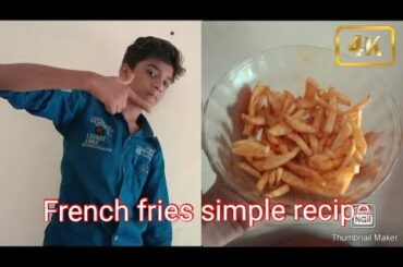 French fries making simple recipe for kids in Malayalam