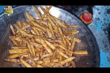 Crispy potato chips for kids | French Fries Recipe KFC style  | آلو کی چپس | Pakistani Food Recipe