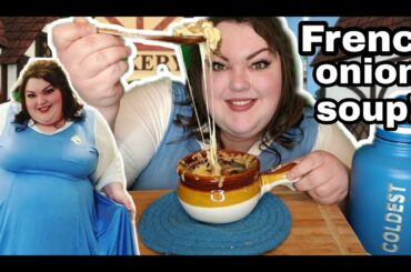FOODIE BEAUTY AND THE BEAST FRENCH ONION SOUP RECIPE AND MUKBANG