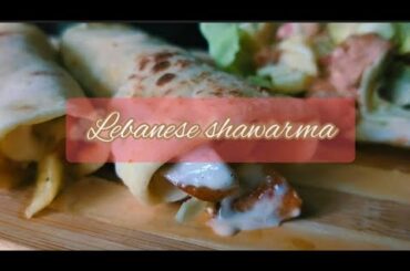 LEBANESE SHAWARMA / RECIPE FOR KUBBOOS 🌯🥙🌮 /MAYONNAISE / FRENCH FRIES 🍟