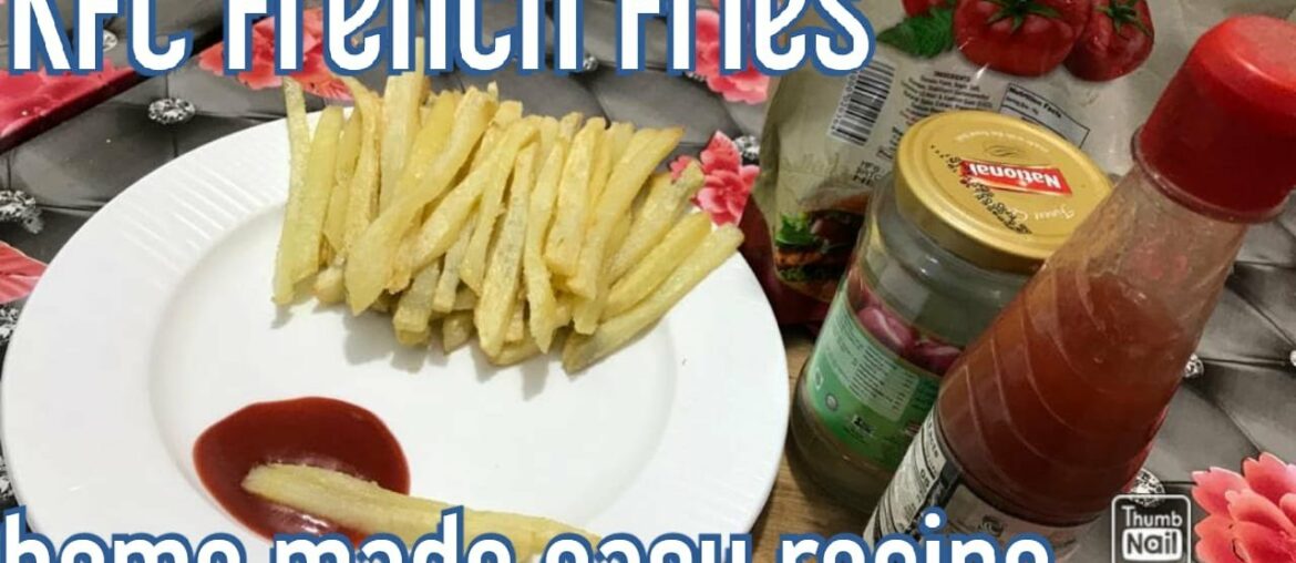 kFC style french fries at home // Homemade perfect French fries recipe in urdu and Hindi