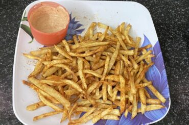 French fries recipe in tamil 💫 | French fries | Special dip sauce in tamil | prishaanitha