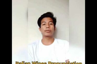 Pronouncing the Different Italian Wines and French Wines