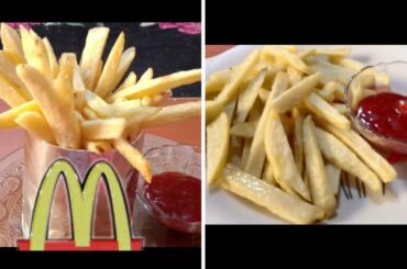 How to make Crispy French Fries||French Fries Recipe||Homemade French Fries| Snacks recipe