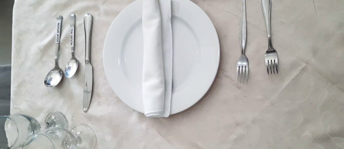 Informal French Table Setup