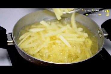 How to Make Crispy French Fries Recipe | Home Made Crispy French Fries Recipe | Potato Fries Recipe