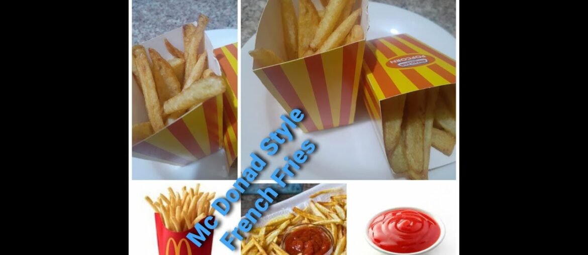 How to Make Mc Donald's French Fries at home/ Perfect Secret Recipe of McDonald's Fries/meno vlogs