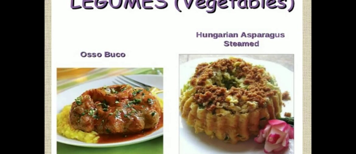 French Classical Menu - Hospitality Management | Global Finishing School