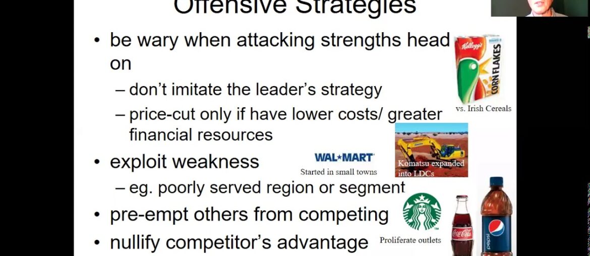 Offensive and defensive strategies