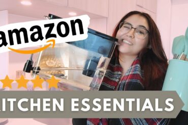 Amazon Kitchen Must Haves For Your First Apartment | Favourite Amazon Canada Essentials *4 stars +*