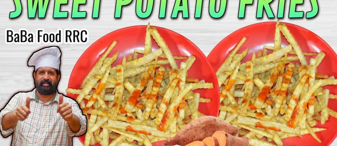 Sweet potato Fries Unique Recipe | Commercial French Fries Recipe | Chef Rizwan BaBa Food RRC