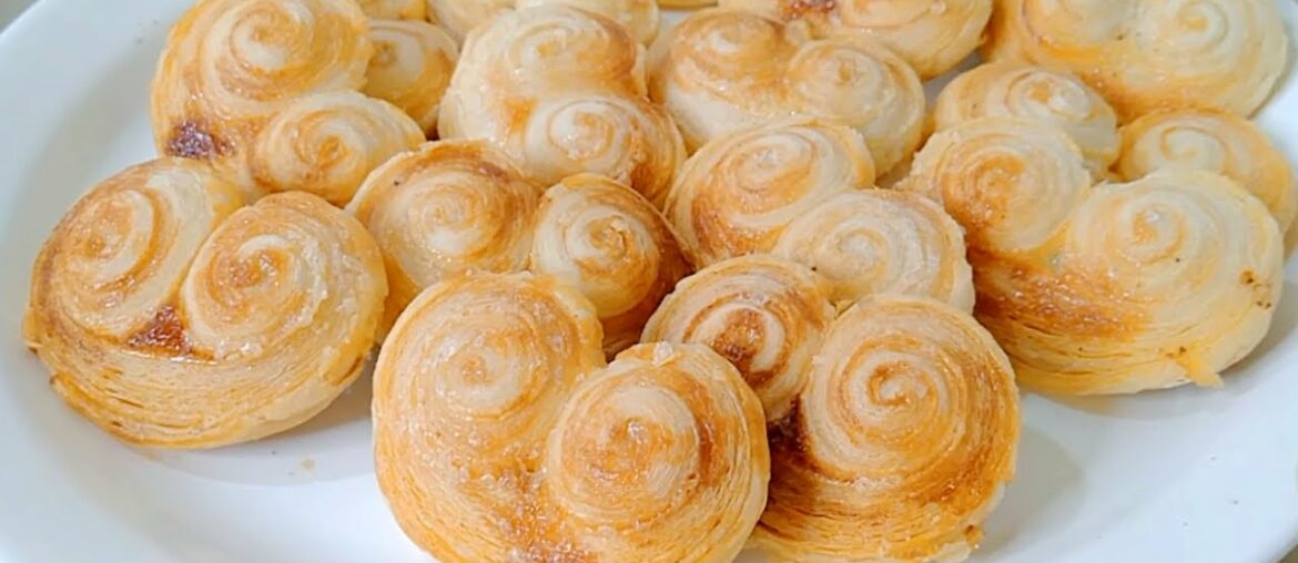 French Hearts Cookies Recipe | Puff Biscuits French Hearts Cookies Recipe | Puff Biscuits