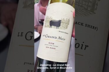 Decoding wine- Le Grand Noir 🇫🇷