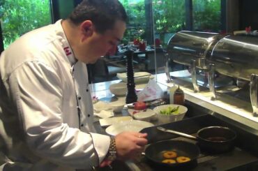 cooking French "Pan Seared Goose Liver with Caramelized Apples Recipe