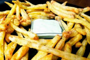 French fries recipe | No fry French fries | Vrat special snack recipe | Navratri Day 2 Snack recipe