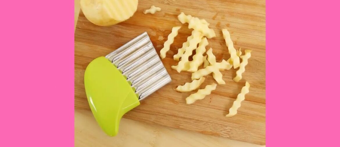 1PC Potato Onion Wave Slicers Wrinkled French Fries Salad Corrugated C 1PC Potato Onion Wave Slicers Wrinkled French Fries Salad Corrugated C