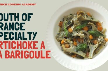 Artichauts a la Barigoule a vegetarian specialty from the south of France
