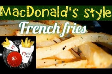 McDonalad's style french fries 🍟 at home recipe by It's cooking time.