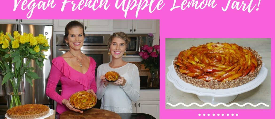 DELIGHTFUL Vegan French Apple Lemon Tart | Recipe + Instructions