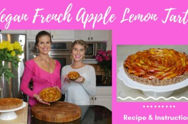 DELIGHTFUL Vegan French Apple Lemon Tart | Recipe + Instructions