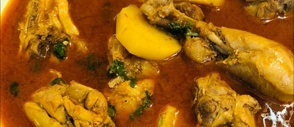 Aloo Chicken Salan Recipe by Desi French Kitchen