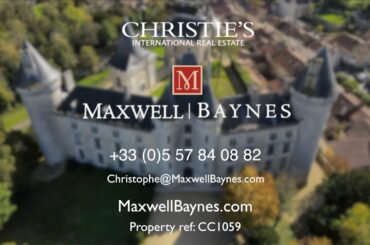 Outstanding castle for sale in Charente, France with 1000 years of history. Maxwell-Baynes CC1059